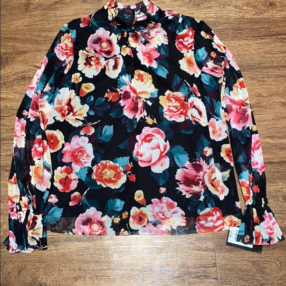 Art Class Floral Blouse